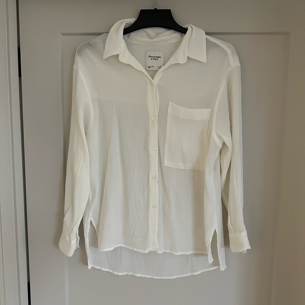 Long sleeve button up blouse